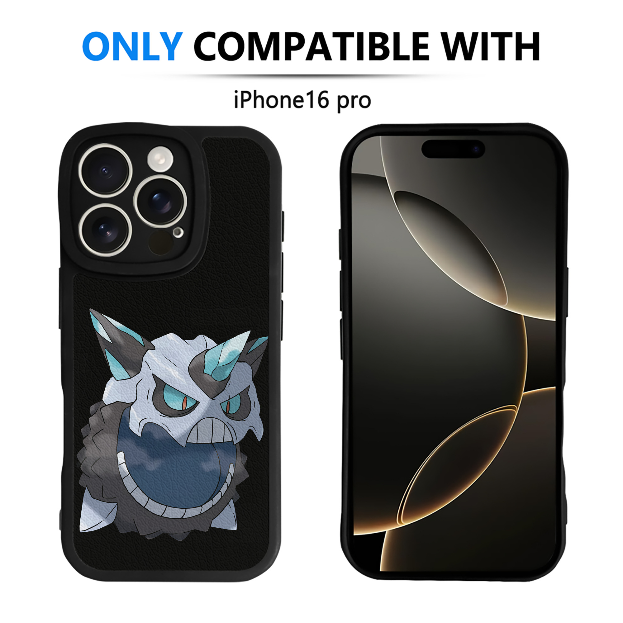 （画像用） ポケットモンスター Pokémon 【iPhone 16シリーズ対応】シリコンスマホケース（レザー調） 材質：シリコン